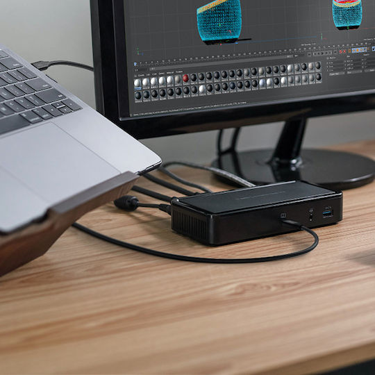 Belkin Connect USB 4 Video Cable USB-C male - USB-C 100W PD Μαύρο 0.8m INZ001BT0.8MBK