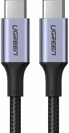 Ugreen USB 2.0 Cable USB-C male - USB-C 100W PD Μαύρο 3m 90120