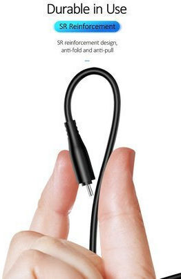 Usams US-SJ267 USB 2.0 Cable USB-C Male - USB-A 10W White 1m SJ267USB02