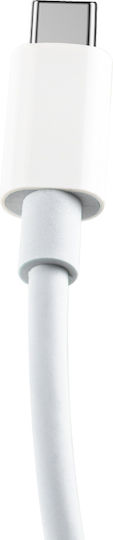 Maxlife USB 2.0 Cable USB-C male - USB-C 20W PD Λευκό 1m MXUC-05W1