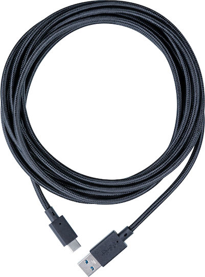 Nacon Плетена USB 2.0 Кабел USB-C мъжки - USB-A мъжки Черен 3м (XBXUSBCCABLE3M)