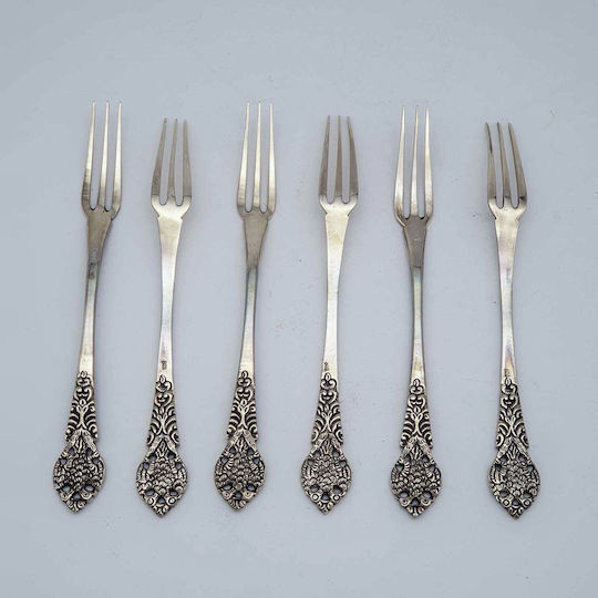 Silver Forks 6 Pieces 14.5cm Pir00019