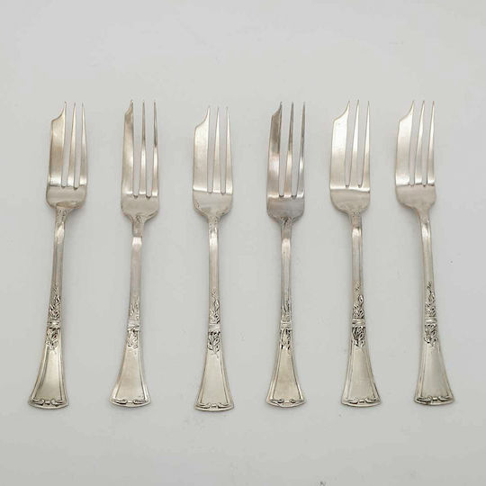 Silver Forks 6 Pieces 15cm Pir00018