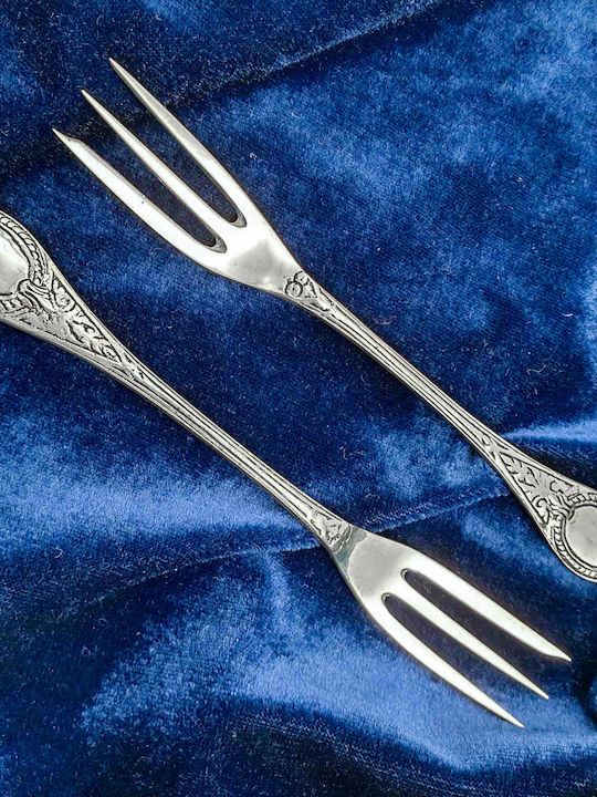 Set de Furculițe Inoxidabile Argintiu 14cm 6buc