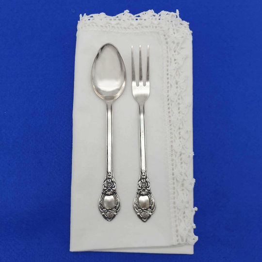 Silberne Gabeln 6Stück M14,5cm Pir00021