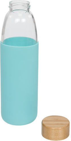 Kai 540 Ml Glass Sport Bottle Wood Lid Mint Kai 540 Ml Glass Sport Bottle Wood Lid Mint