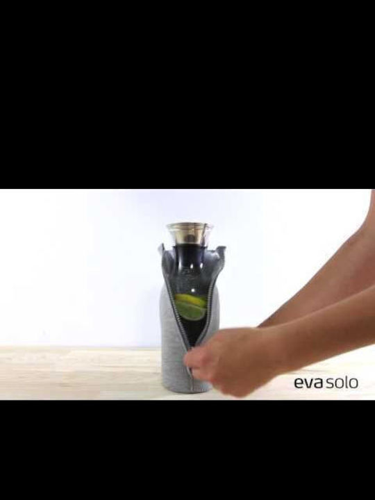 Eva Solo Sticlă Carafă de Servire cu Dop Maro 1000ml 1buc