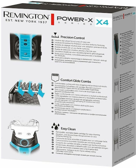 Remington Power X Series X4 Машинка за Подстригване White/Black HC4000