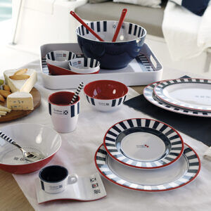 Marine Business Venezia Set of Melamine Appetizer Pieces 27x9x3cm 3 Pieces