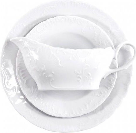 Sosieră din Porțelan "rococo Alb" 500ml