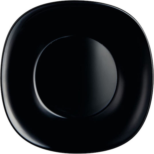 Carine Black Luminarc 21-Piece Opaline Dinnerware Set