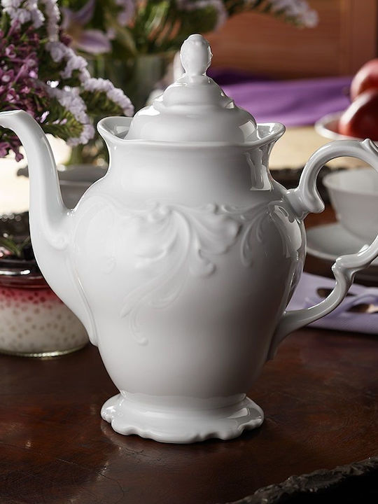 Porcelain Composition “fiorina White” Dinnerware Set 67 Pieces