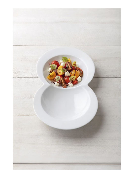 Eclipse Porcelain Salad Bowl with Salad Spoons 31cm Series Costaverde Price 6 Pieces 012.0079.00001