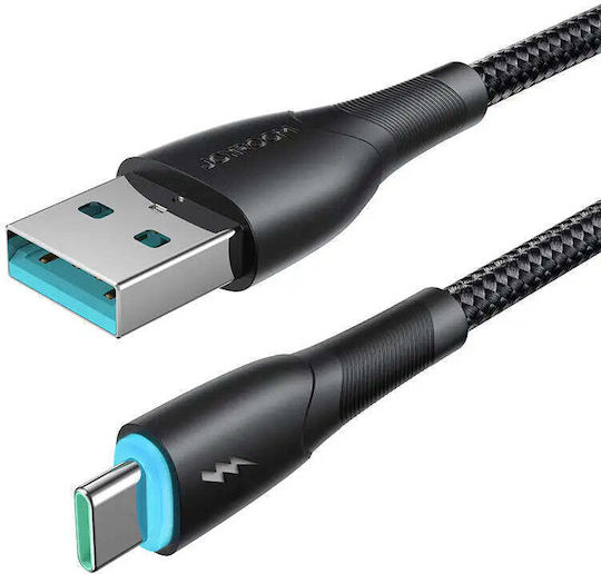 Joyroom Starry Series Braided USB 2.0 Cable USB-C male - USB-A 18W Μαύρο 1m SA32-AC3