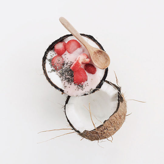 Coconut Vegan Bowl Rough Y 6cm Διάμετρος 14cm 570ml