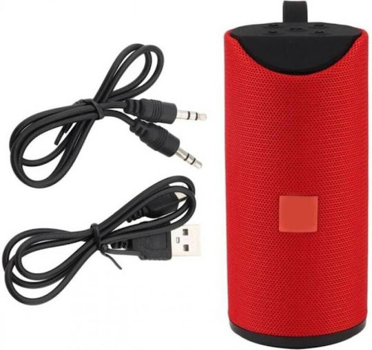 T&G Tg-113 Bluetooth Speaker 10W with Radio and Battery Life up to 3 hours Red