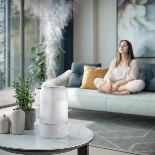 Philips Sky High Mist Καθαριστής Αέρα / Υγραντήρας 19.6W για Χώρους 41m²