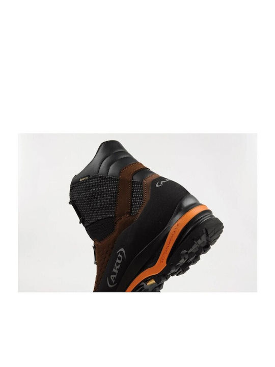 Aku Bărbați Bocanci de Drumeție Impermeabil cu Membrană Gore-Tex Maro