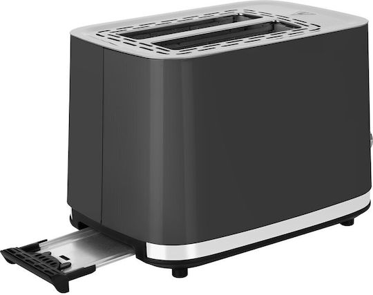 ECG Toaster 2 Slots 925W Black