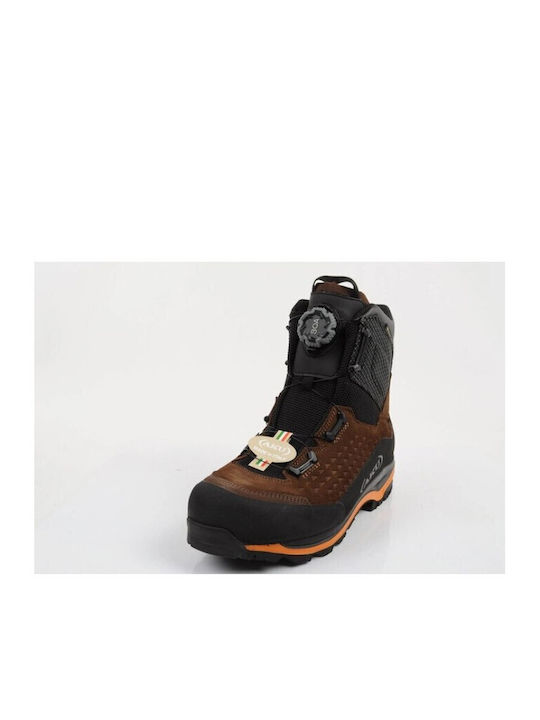 Aku Bărbați Bocanci de Drumeție Impermeabil cu Membrană Gore-Tex Maro