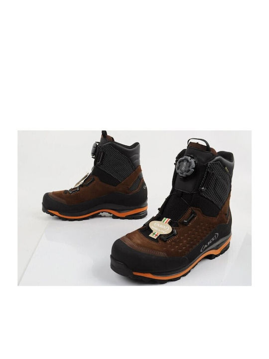 Aku Bărbați Bocanci de Drumeție Impermeabil cu Membrană Gore-Tex Maro