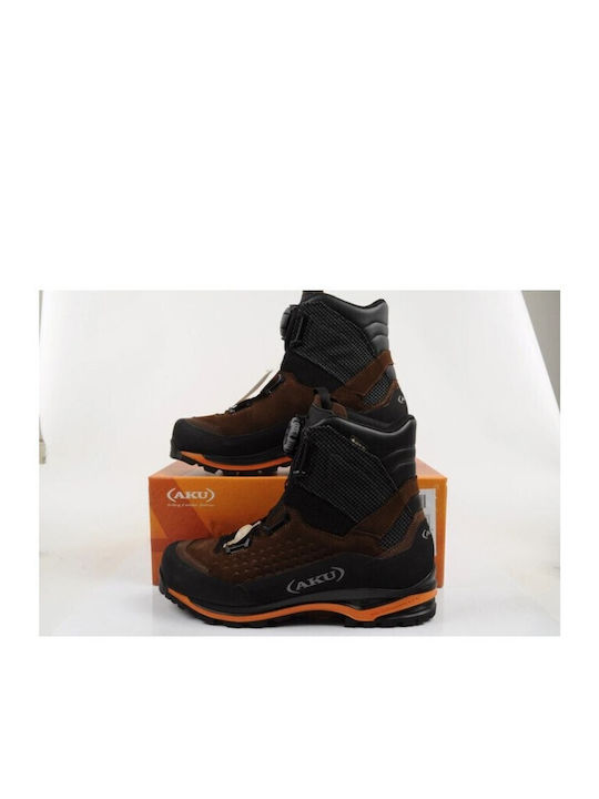 Aku Bărbați Bocanci de Drumeție Impermeabil cu Membrană Gore-Tex Maro