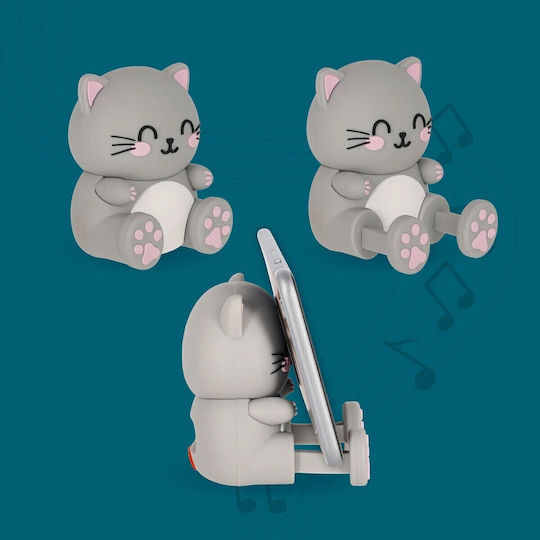Legami Milano Kitty Ηχείο Bluetooth με Διάρκεια Μπαταρίας έως 3 ώρες Γκρι