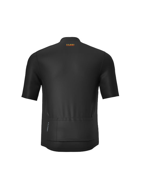CUBE Men's Short Sleeve Cycling Jersey Mountain Bike Black