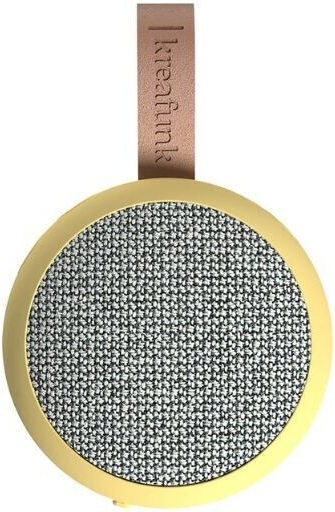 Kreafunk AGO ΙΙ Ηχείο Bluetooth 6W με Διάρκεια Μπαταρίας έως 25 ώρες Soft Yellow