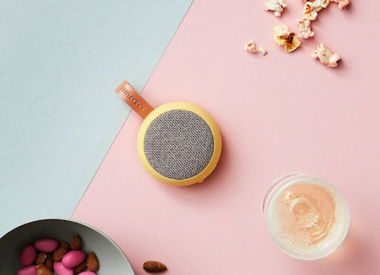 Kreafunk AGO ΙΙ Ηχείο Bluetooth 6W με Διάρκεια Μπαταρίας έως 25 ώρες Soft Yellow