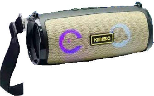 Kimiso KMS-225 Ηχείο Bluetooth 3W με Ραδιόφωνο και Διάρκεια Μπαταρίας έως 5 ώρες Χρυσό