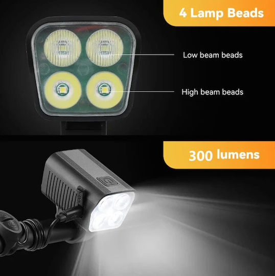 BG-2258 Rechargeable Front Bicycle Light