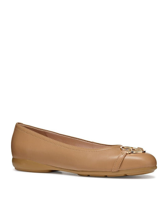Anatomic Leather Ballerinas Annytah B Tabac Brown