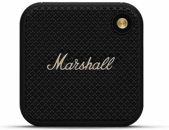 Marshall Willen Αδιάβροχο Ηχείο Bluetooth 10W με Διάρκεια Μπαταρίας έως 15 ώρες Black and Brass