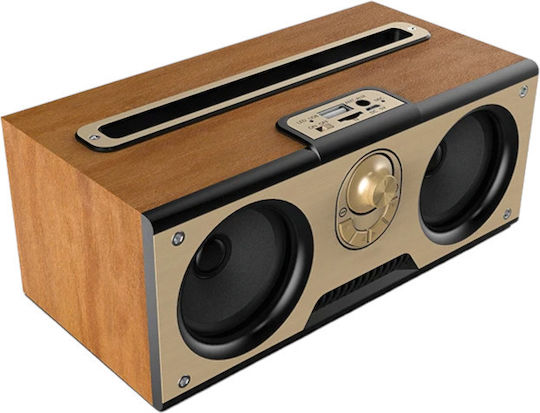 Kimiso KM-7 Ηχείο Bluetooth 10W με Ραδιόφωνο και Διάρκεια Μπαταρίας έως 3 ώρες Brown