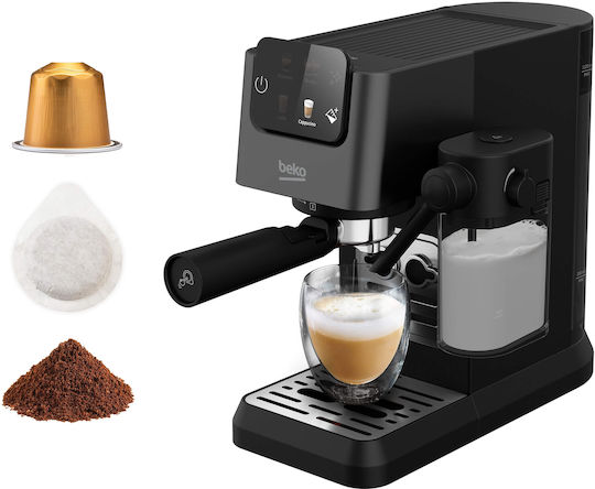 Beko Mașină de Espresso 1600W Presiune 20bar pentru Cappuccino Maro CEP5464DX