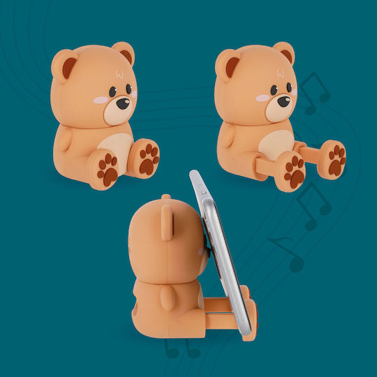 Legami Milano The Sound of Cuteness Bear Ηχείο Bluetooth με Διάρκεια Μπαταρίας έως 3 ώρες Καφέ