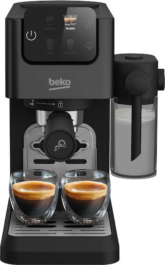Beko Mașină de Espresso 1600W Presiune 20bar pentru Cappuccino Maro CEP5464DX