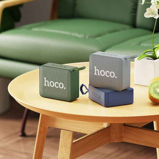 Hoco BS51 Gold Brick Ηχείο Bluetooth 5W με Ραδιόφωνο και Διάρκεια Μπαταρίας έως 4 ώρες Πράσινο
