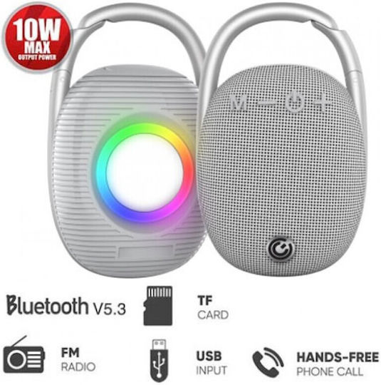 Sonic Gear Go 1 Bluetooth Speaker 5W with Radio and Battery Life up to 4 hours Gray