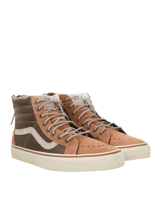 U Sk8 Μποτάκια Καφέ