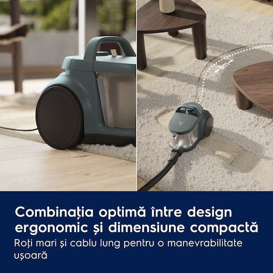 Electrolux EL31C2OG Ηλεκτρική Σκούπα 1000W με Κάδο 2lt Πράσινη