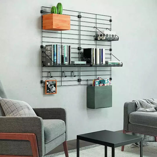 Fabric Storage Mesh Shelf Mural Metaltex 377024