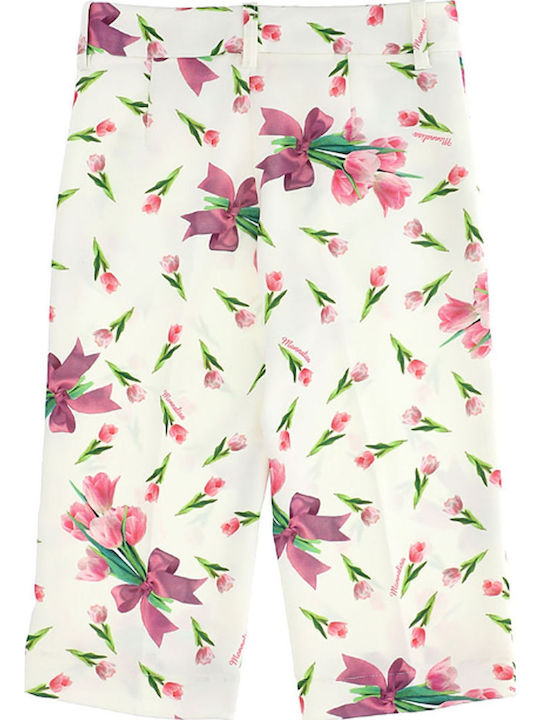 Παντελόνι Υφασμάτινο Monnalisa Cropped Floral 115428 5679-9995 Κορίτσι
