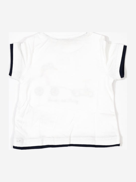 Top pentru copii Mâneci scurte Alb Kente Chicco 67232-033 Băiat