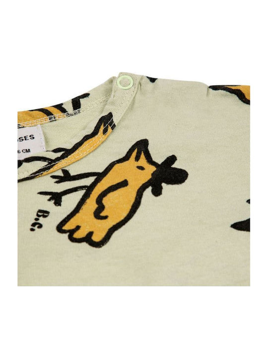 Baby Short-Sleeved Multicolour Blouse Mr Birdie 100 Percent Organic Cotton 3-24 Months Bobo Choses