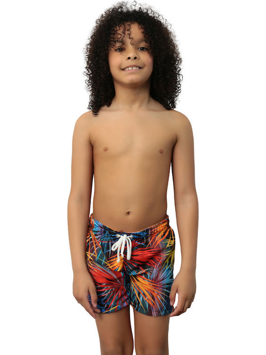 Diver Kinder Badebekleidung Badeshorts Tropical Schwarz