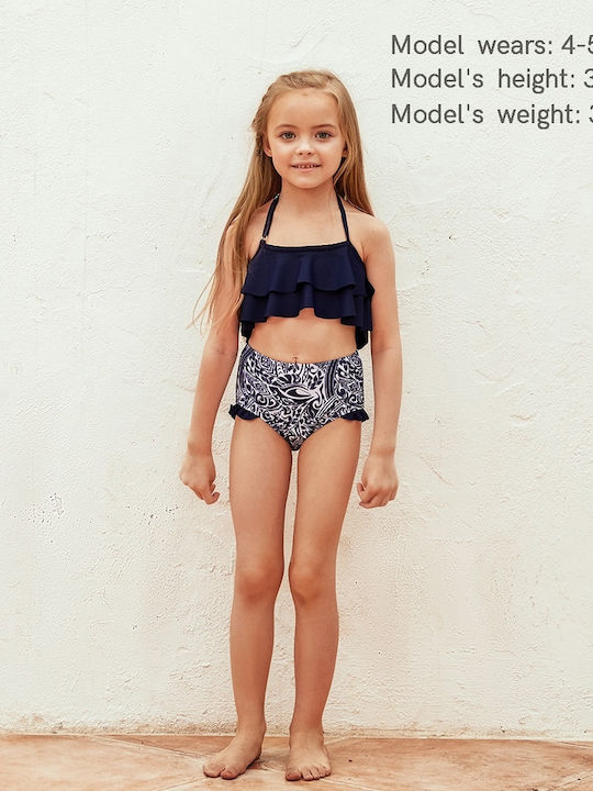 iEFiEL Costum de baie pentru copii Bikini Blue