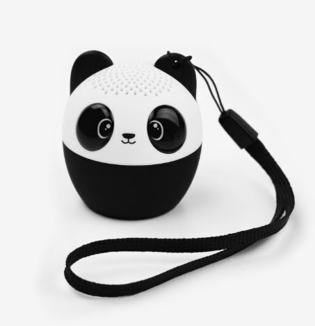 Legami Milano Pump Up The Volume Panda Mini Ηχείο Bluetooth με Διάρκεια Μπαταρίας έως 3 ώρες Μαύρο