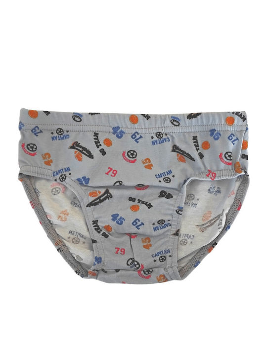 Cotonella Set of Kids' Briefs Blue 3pcs
